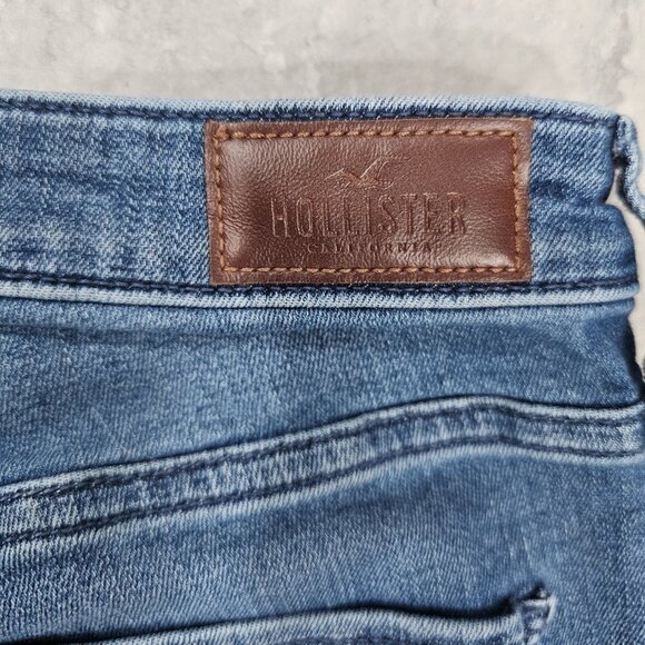 Hollister high rise crop super skinny jeans. Size 7R waist 28 inseam 26 - Picture 7 of 7